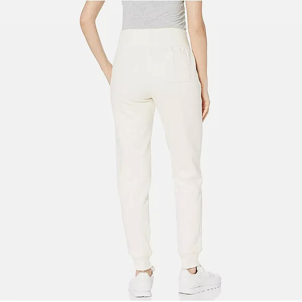 WEAVE FLEECE JOGGER W/GLITTER GRAPHIC POCKET | CHAMPION IVORY COLOR SIZE S